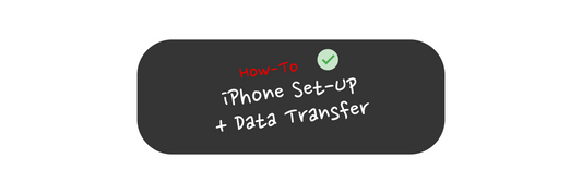 How To Set Up Your iPhone + Data Transfer!