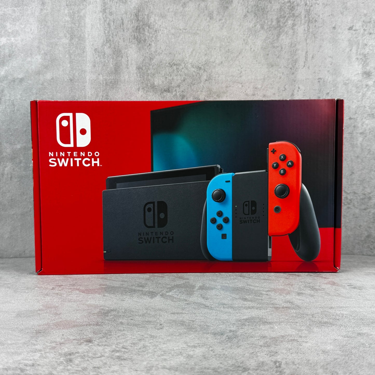 Nintendo Switch (V2) Console Neon Red & Blue