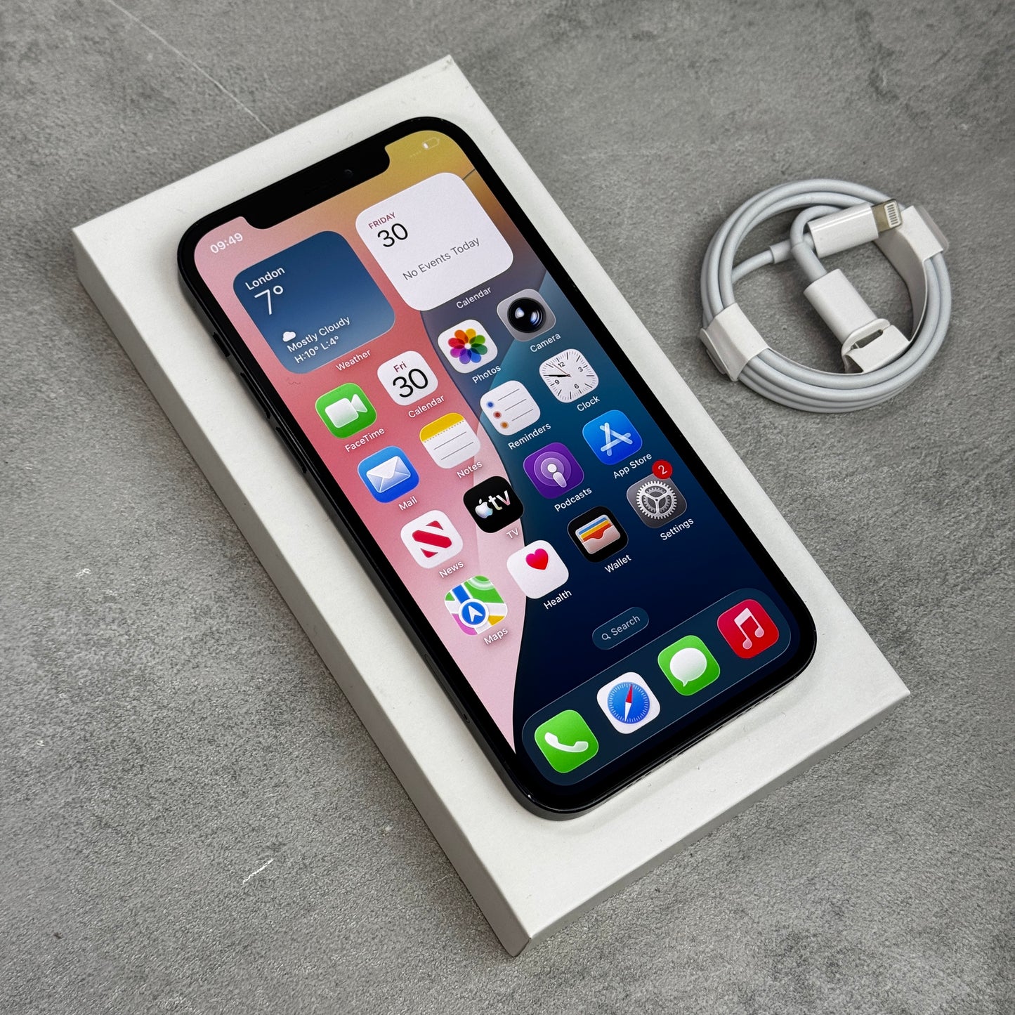 Apple iPhone 12 64GB Black *No Face Id* (Imperfect) (Unlocked)