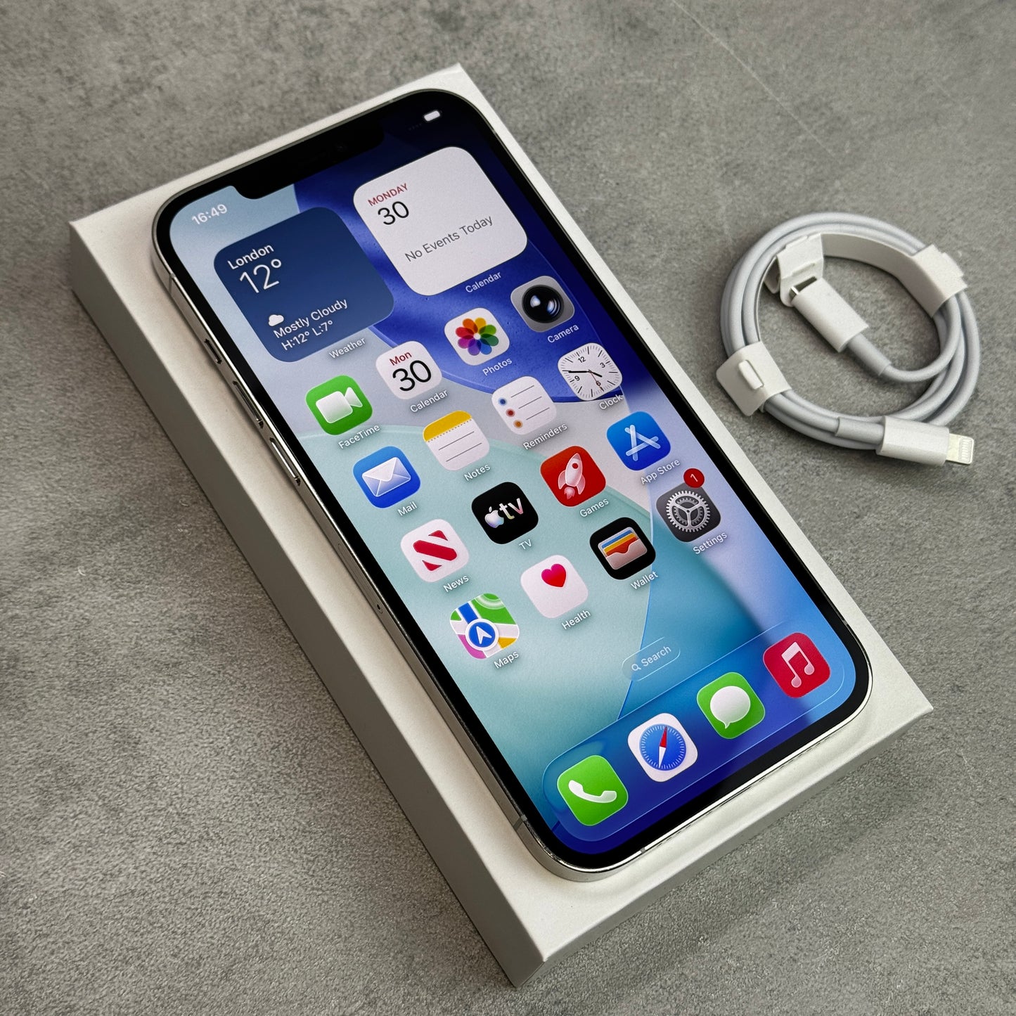 Apple iPhone 12 Pro Max 128GB White (Unlocked)