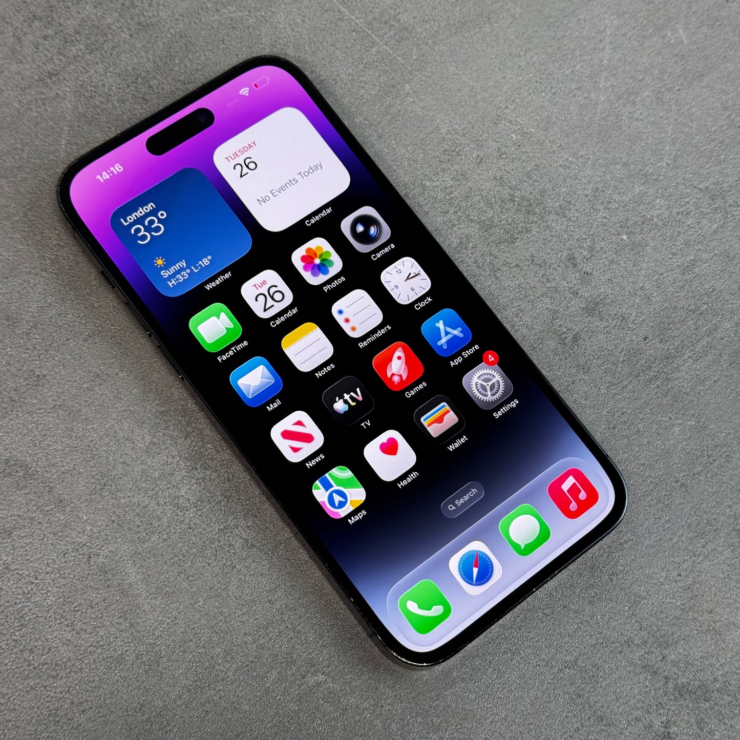Apple iPhone 14 Pro Max 128GB Deep Purple (Unlocked)