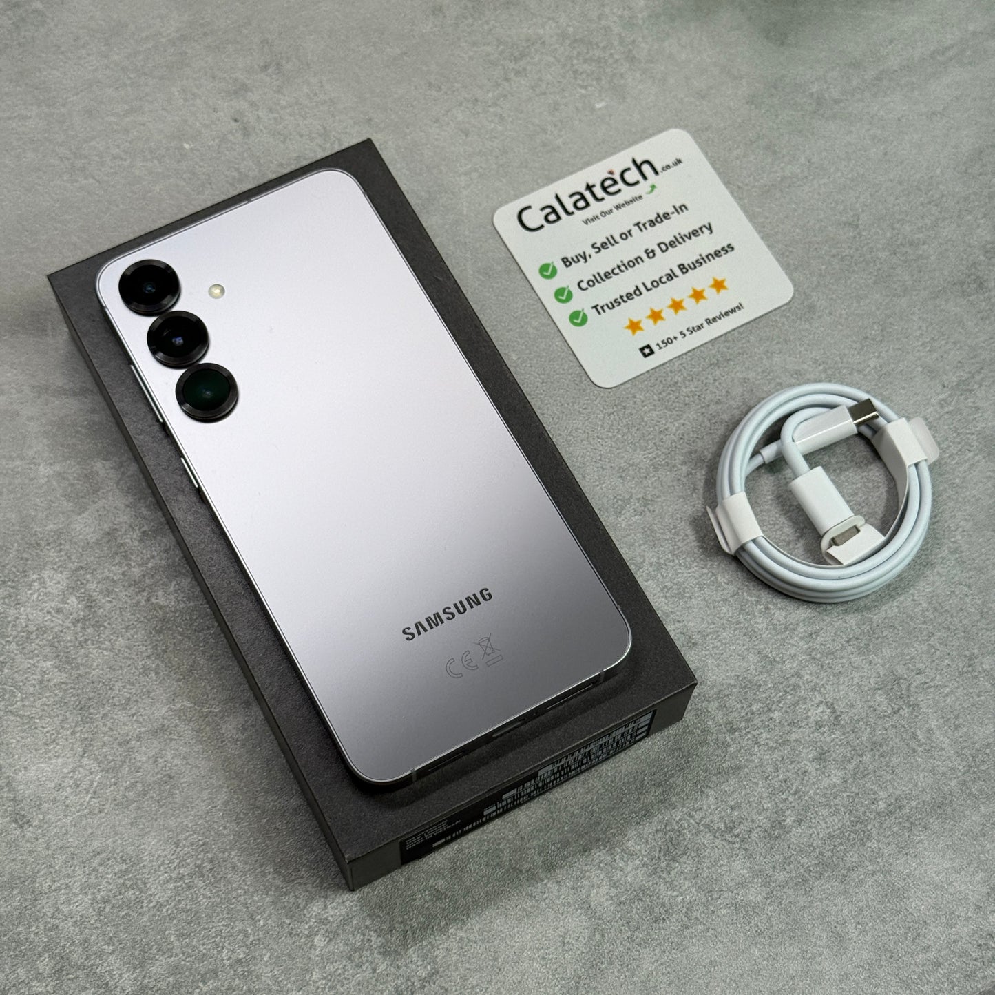 Samsung Galaxy S25+ Plus Silver Shadow (Unlocked)
